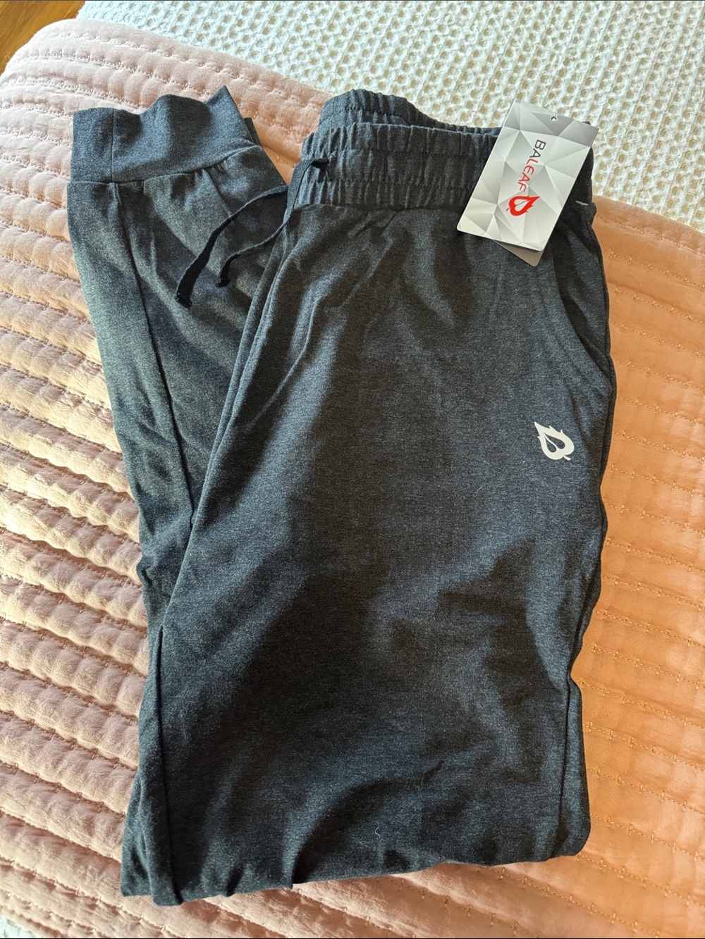Baleaf Charcoal Gray Athletic Joggers